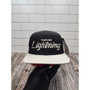 Sports Specialties Tampa Bay Lightning Vintage Script Adjustable Snapback Hat